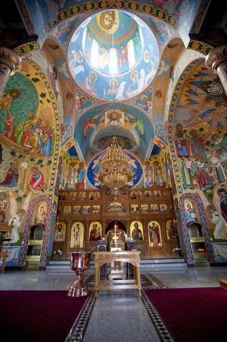 Interior of St Sava Church